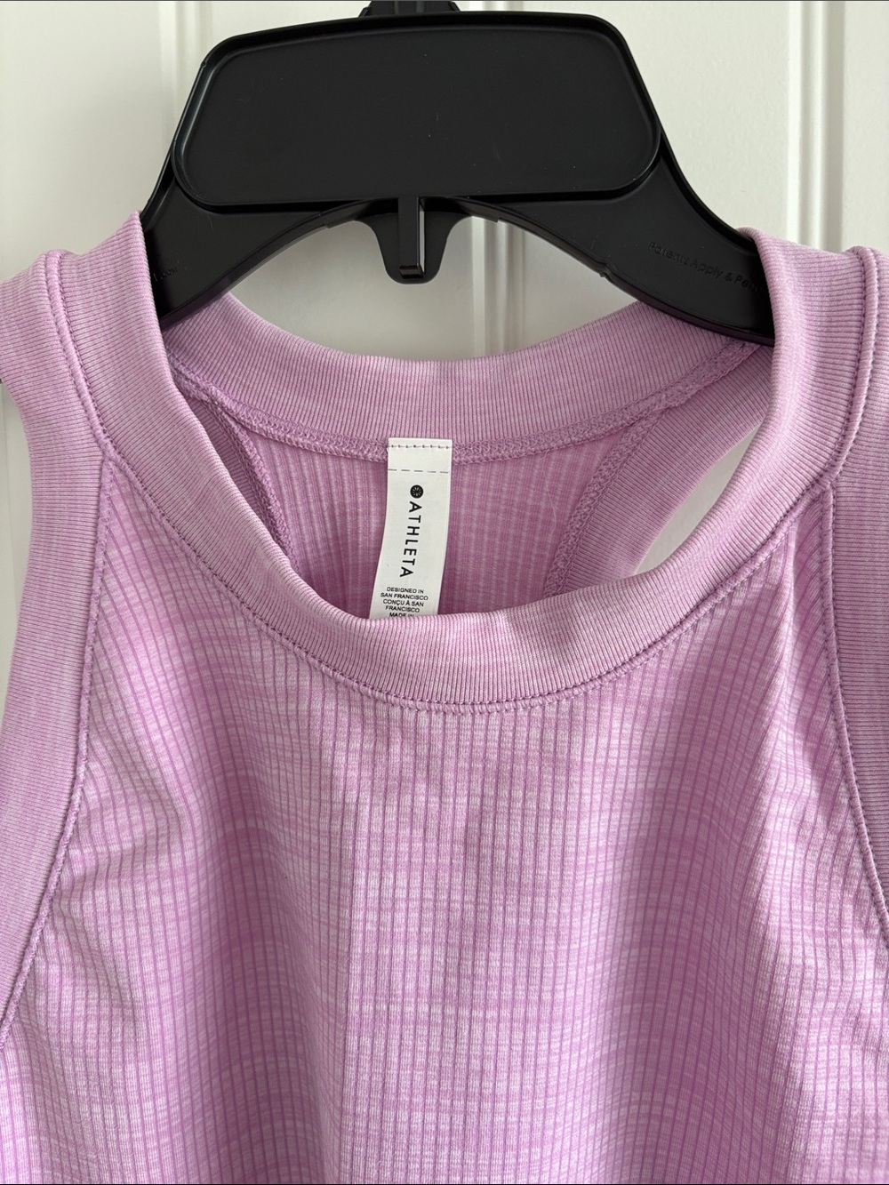 Athleta Renew Racerback Tank Heather lavender size L - NWOT